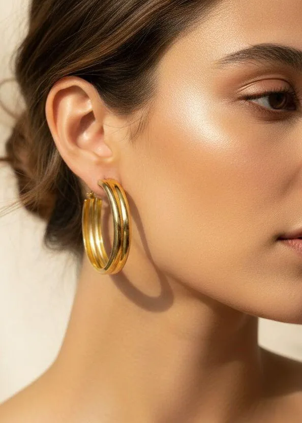 Stainless steel earrings 2