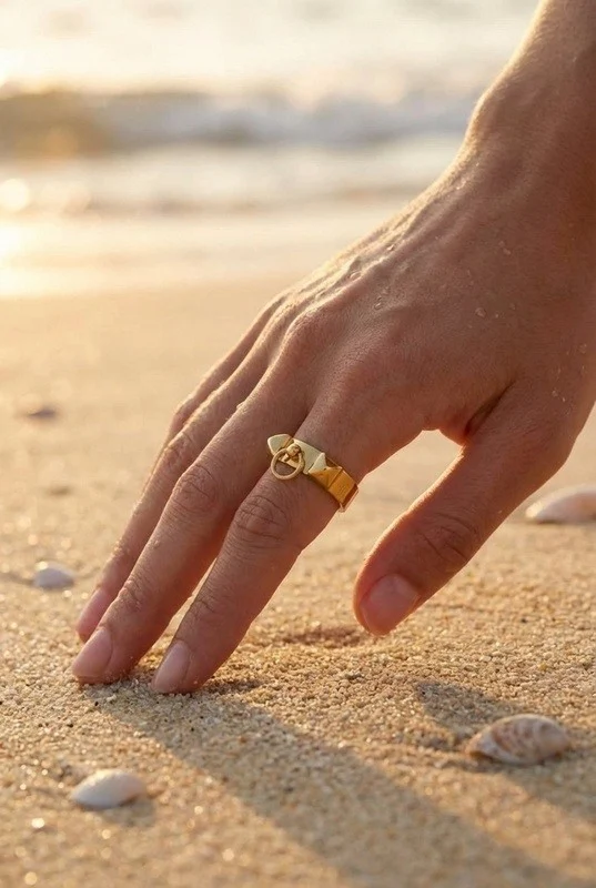 Adjustable stainless steel ring 2