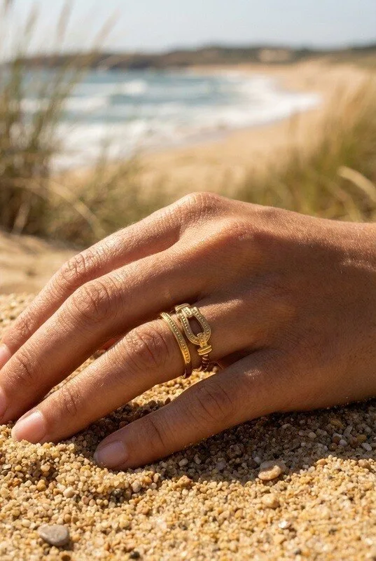 Adjustable stainless steel ring 2
