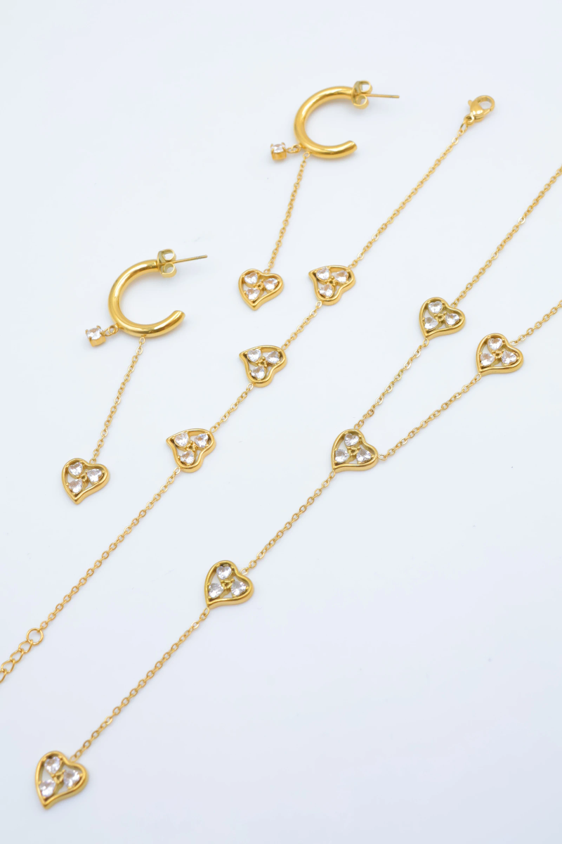 Parure de bijoux en acier inoxydable 2