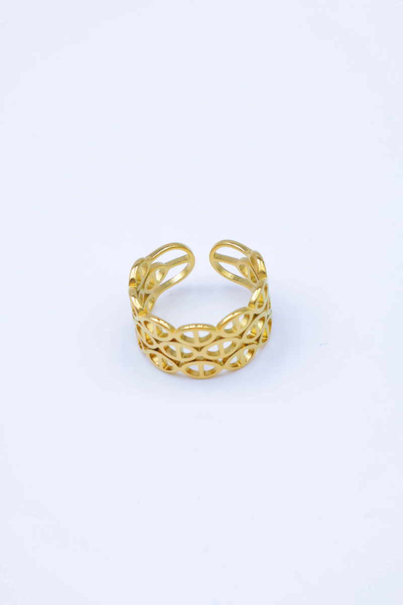 Bague ajustable en acier inoxydable 2