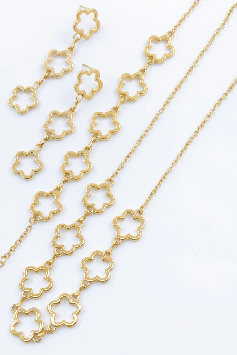 Stainless steel jewelry set