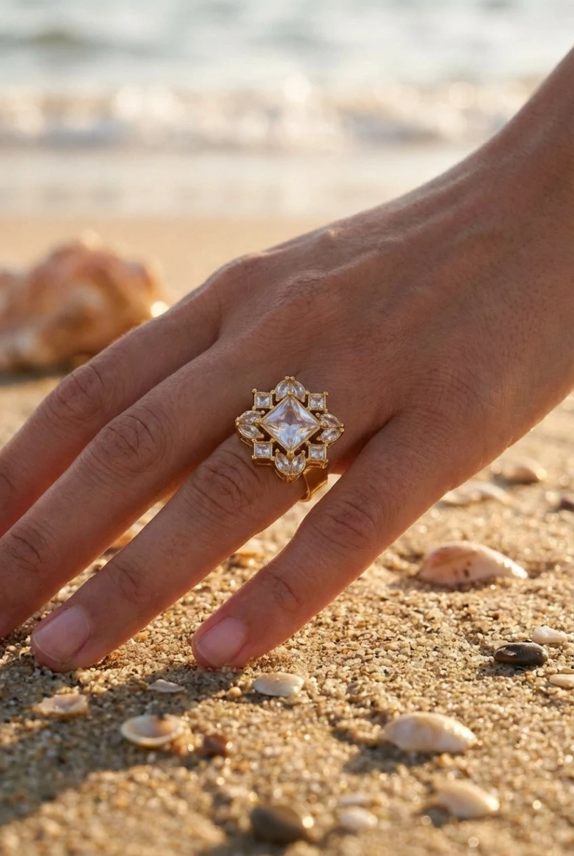 Bague ajustable en acier inoxydable 2