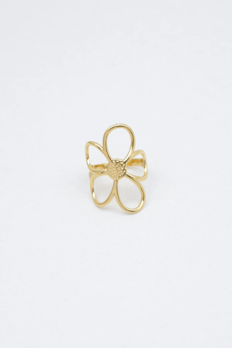 Ring adjustable in stainless steel