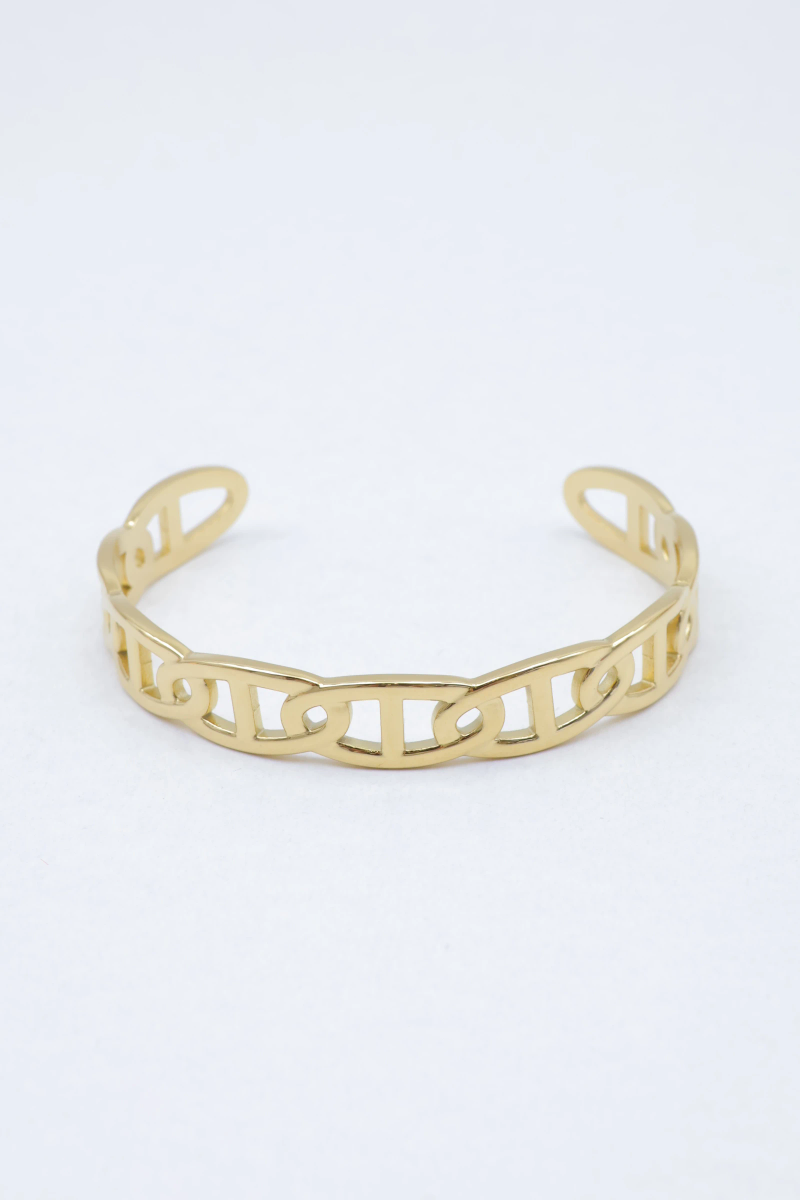 Stainless steel bangle bracelet 2