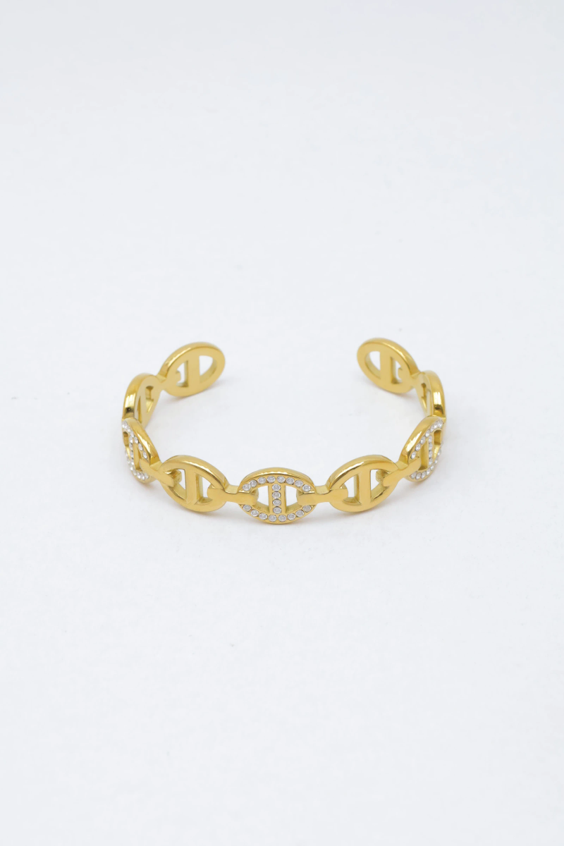 Stainless steel bangle bracelet 2