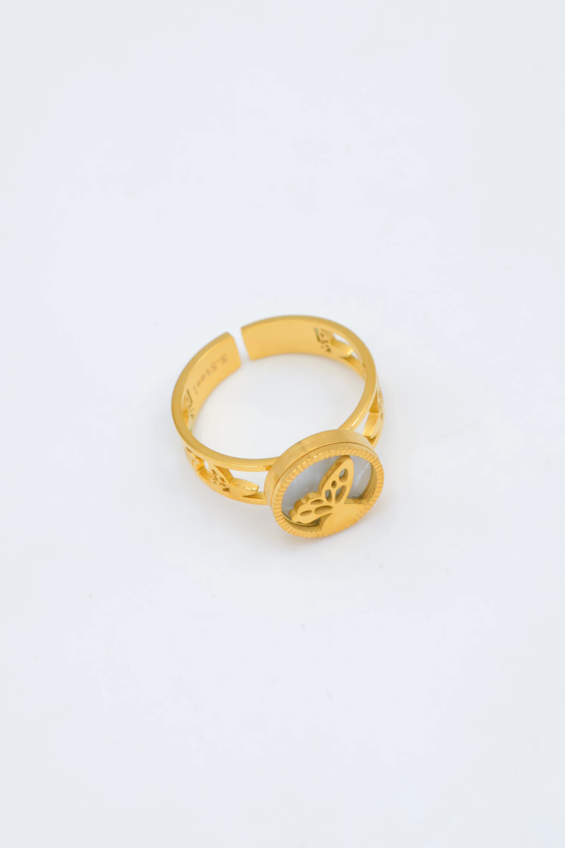 Adjustable stainless steel ring 2