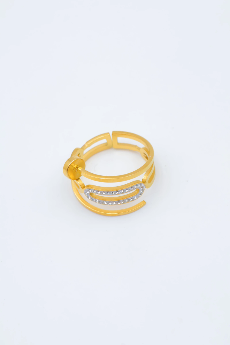 Bague en acier inoxydable ajustable 2