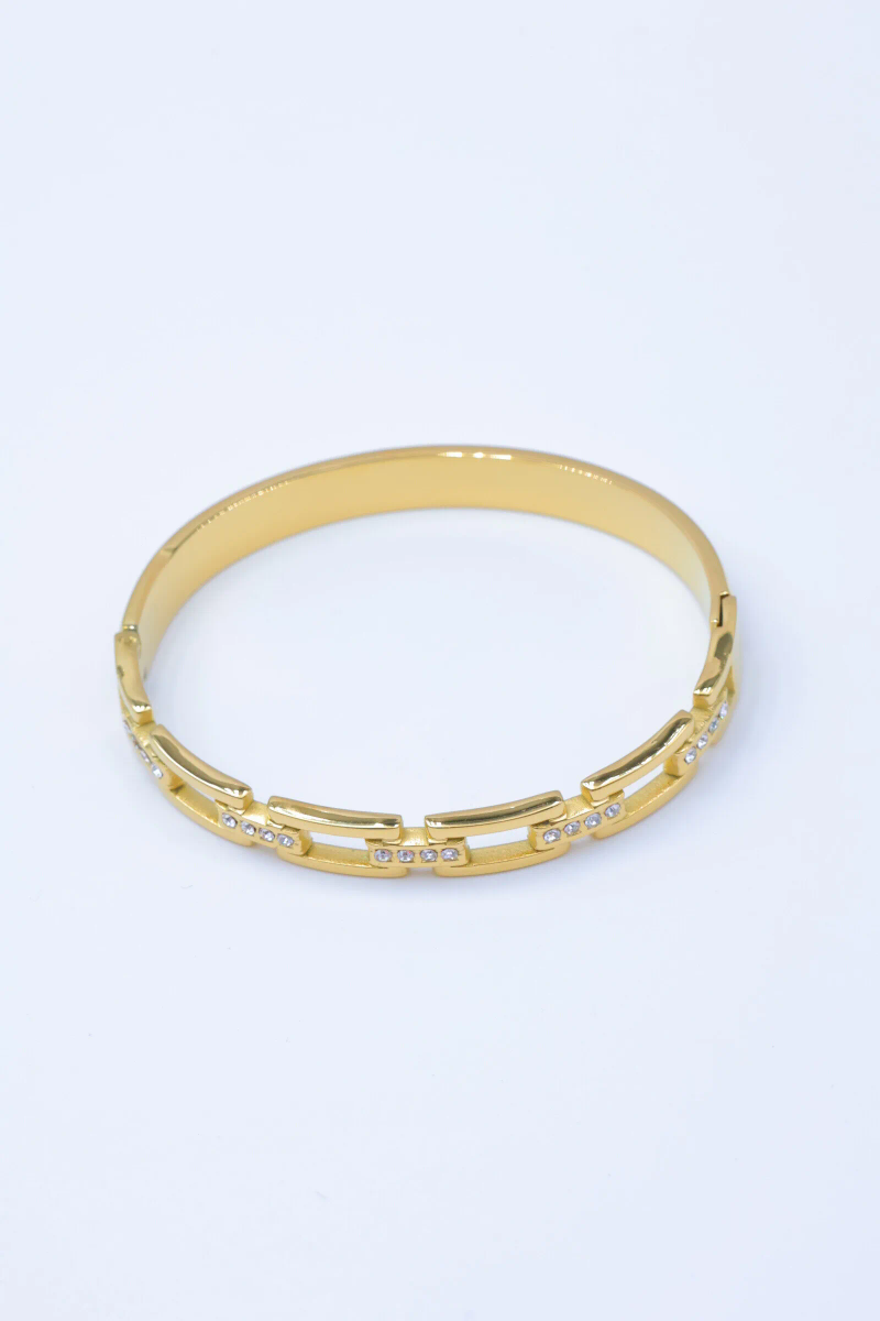 Stainless steel bangle bracelet 2