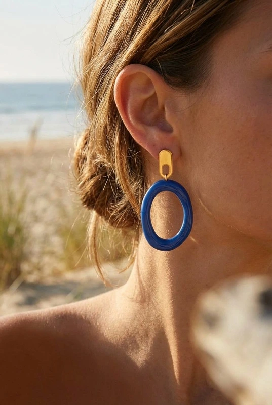Boucles d'oreilles en acier inoxydable