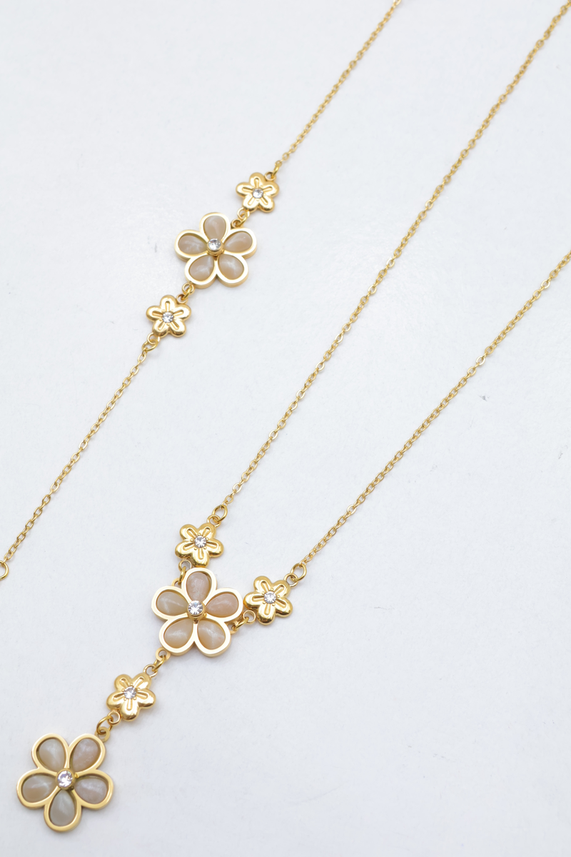 Parure de bijoux en acier inoxydable