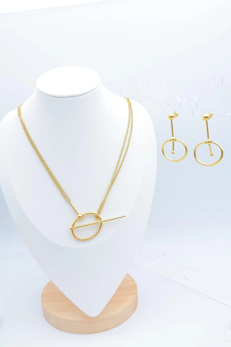 Stainless steel jewelry set 2