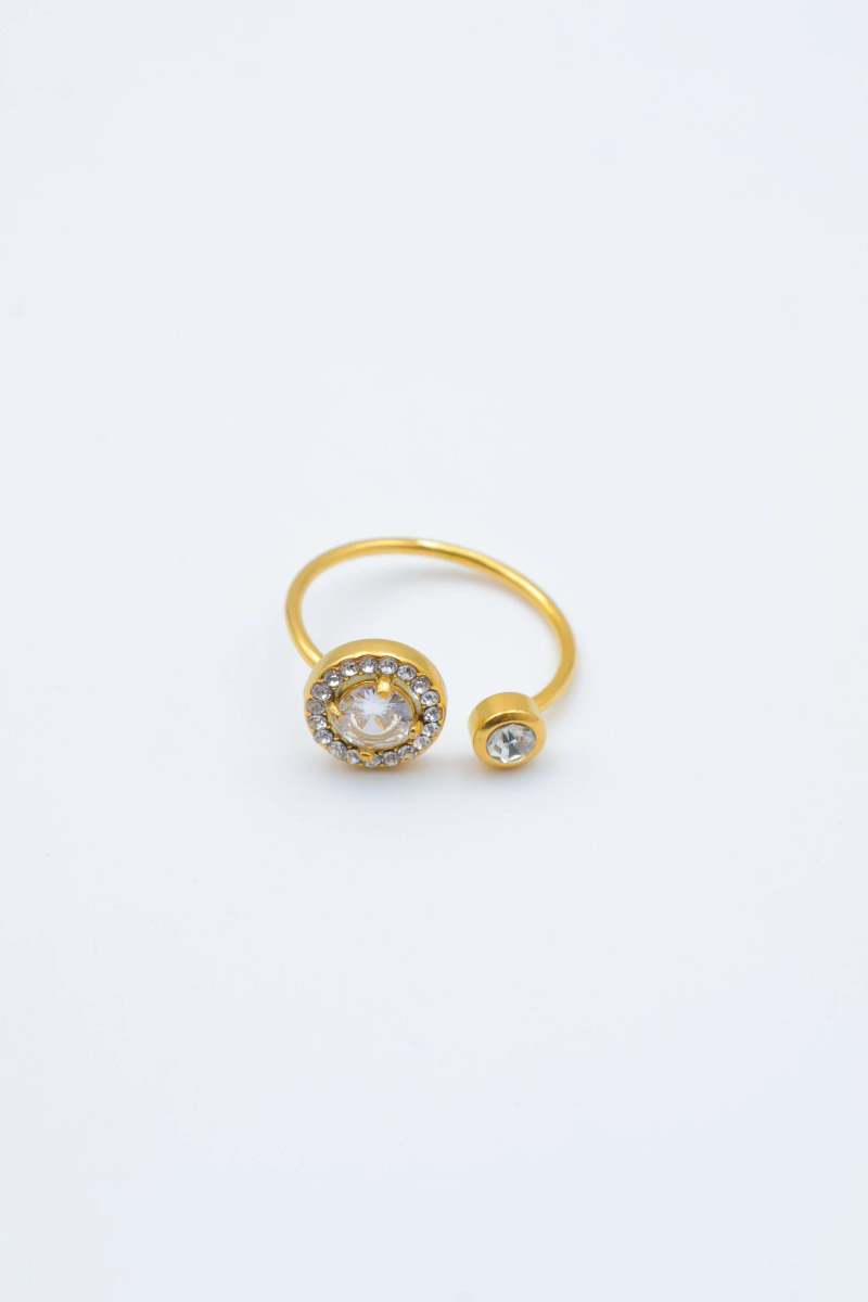 Adjustable stainless steel ring