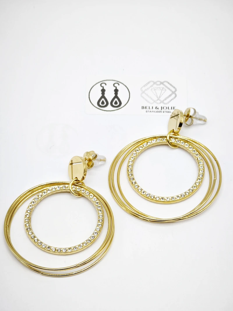 Boucles d'oreilles en acier inoxydable 3