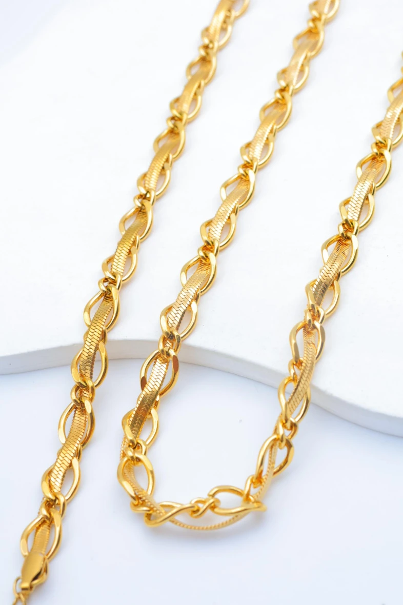 Stainless steel jewelry set