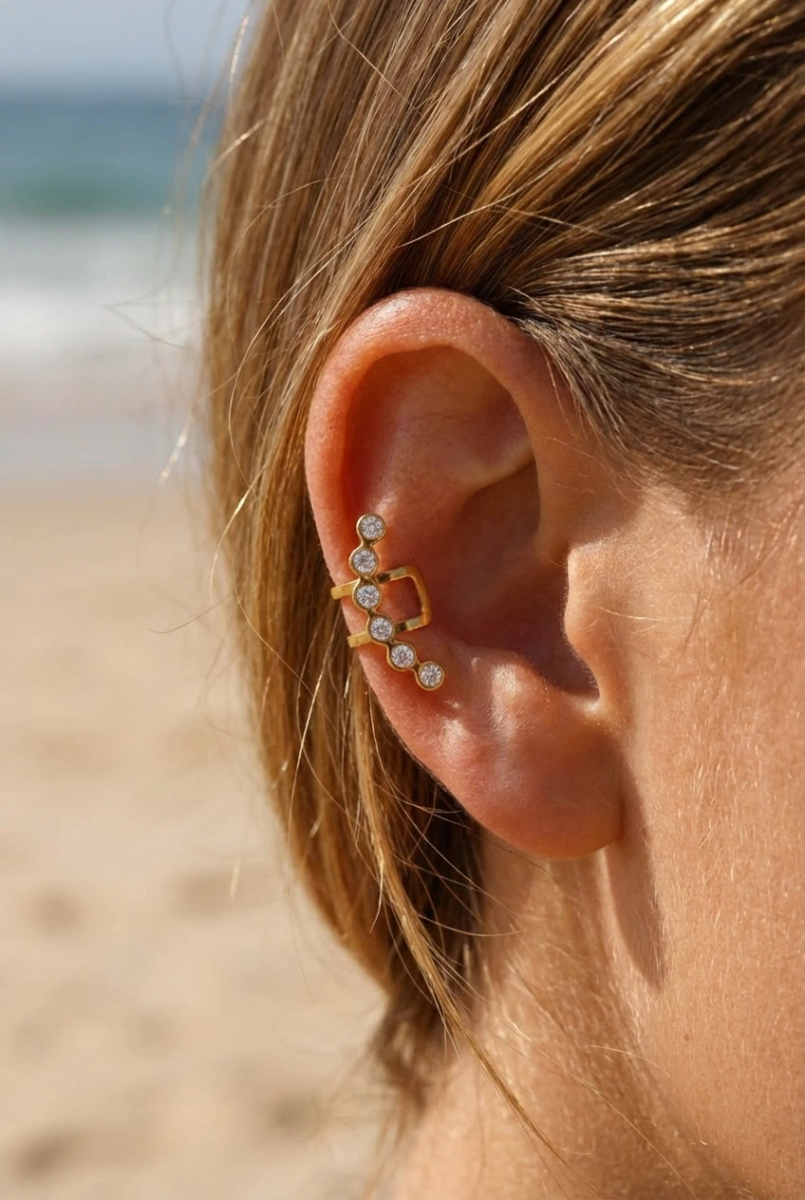 Piercing Oreille en acier inoxydable