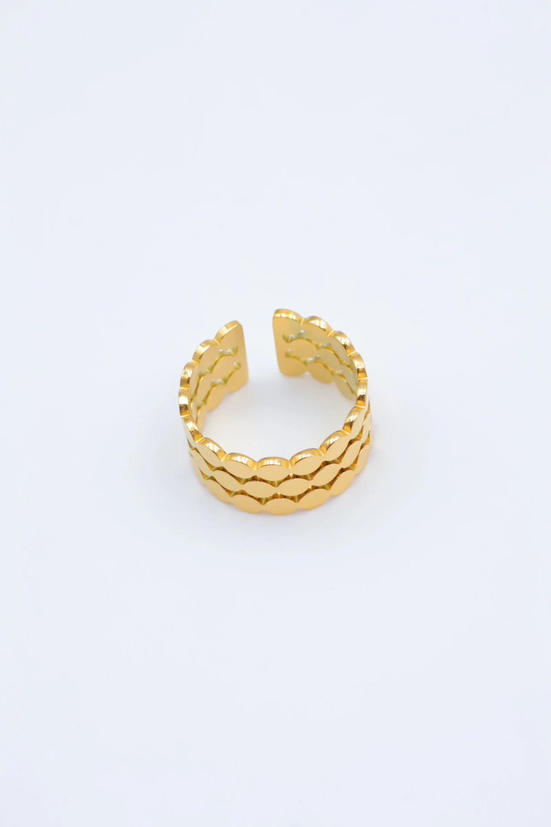 Adjustable stainless steel ring