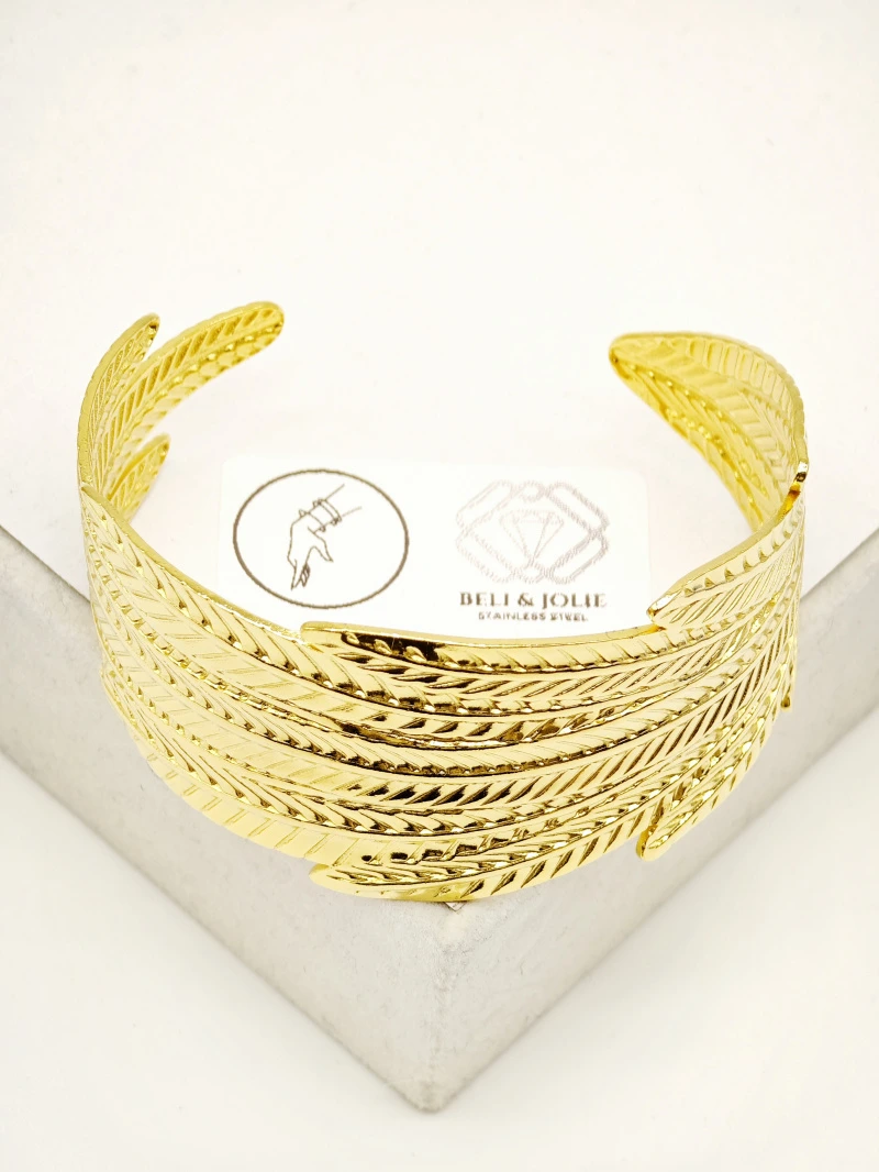 Bracelet jonc en acier inoxydable 2