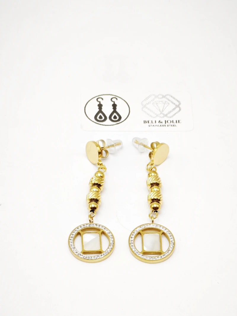 Boucles d'oreilles en acier inoxydable 2