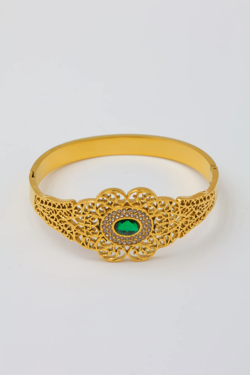 Stainless steel bangle bracelet 2