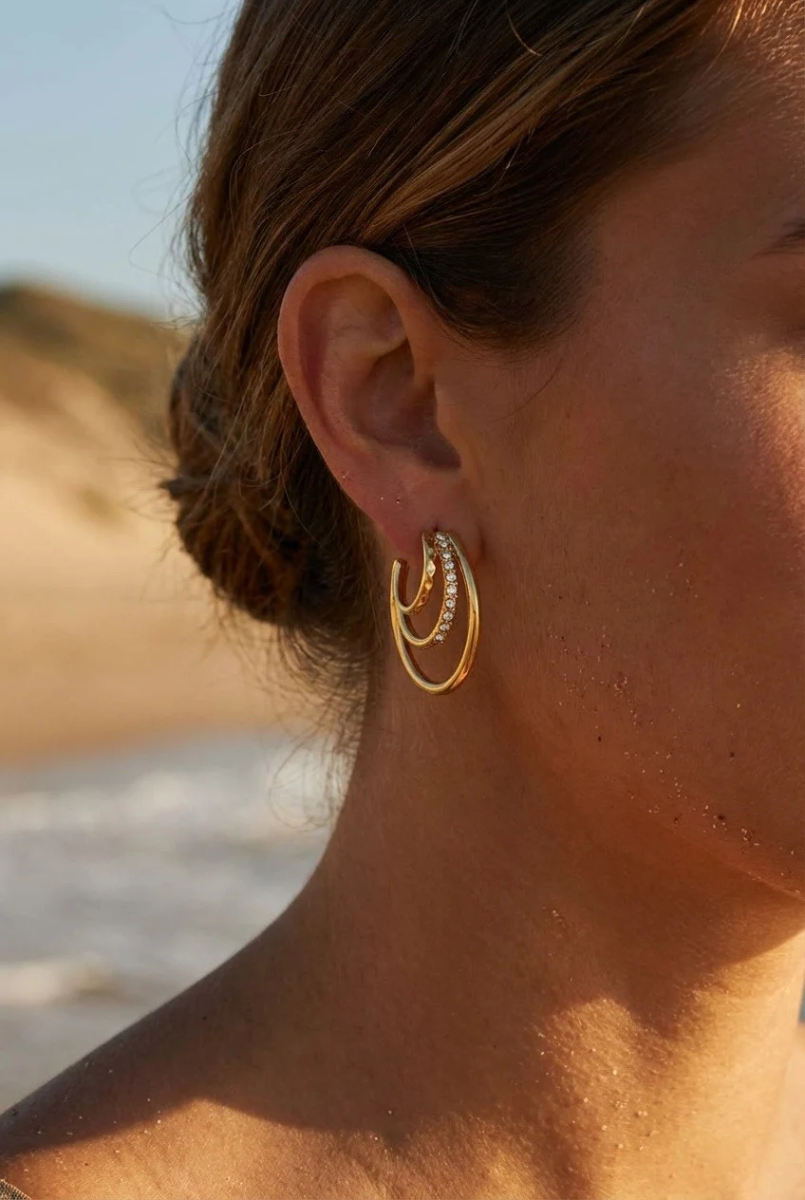 Stainless steel earrings 2