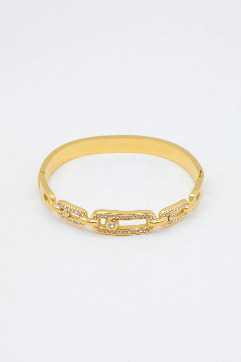 Stainless steel bangle bracelet 2