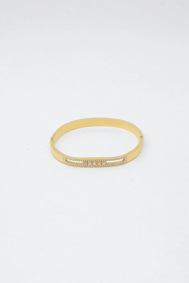 Stainless steel bangle bracelet 2
