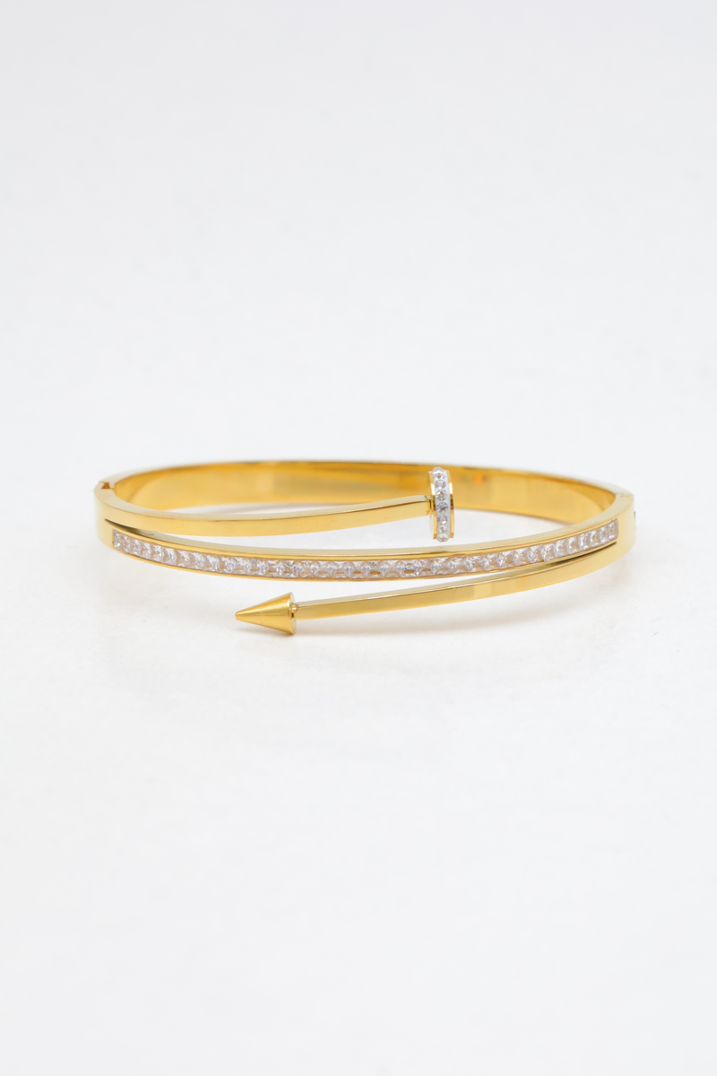 Bracelet jonc en acier inoxydable