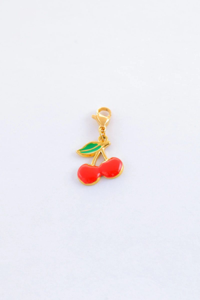 Stainless steel cherry pendant