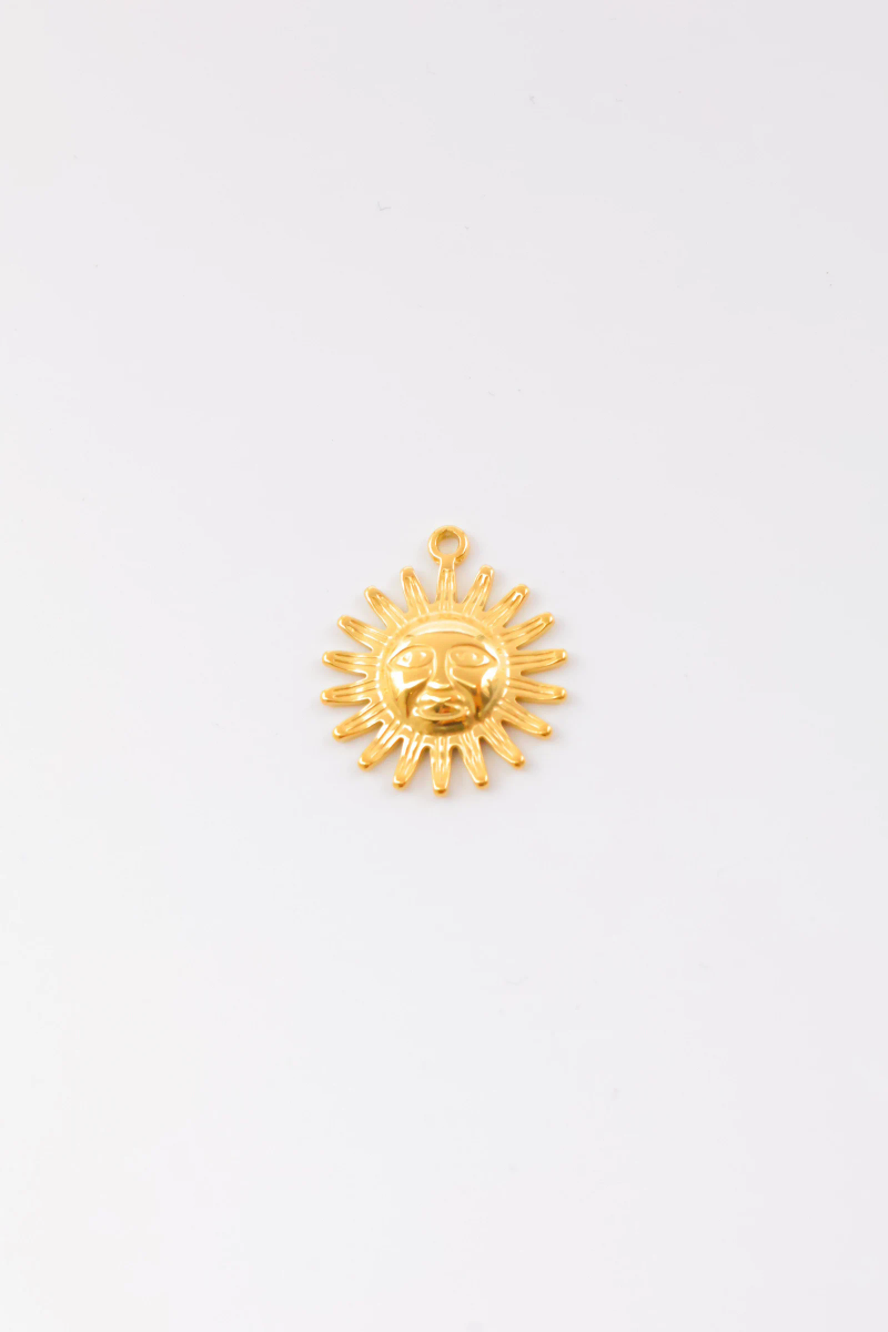 Stainless steel sun pendant