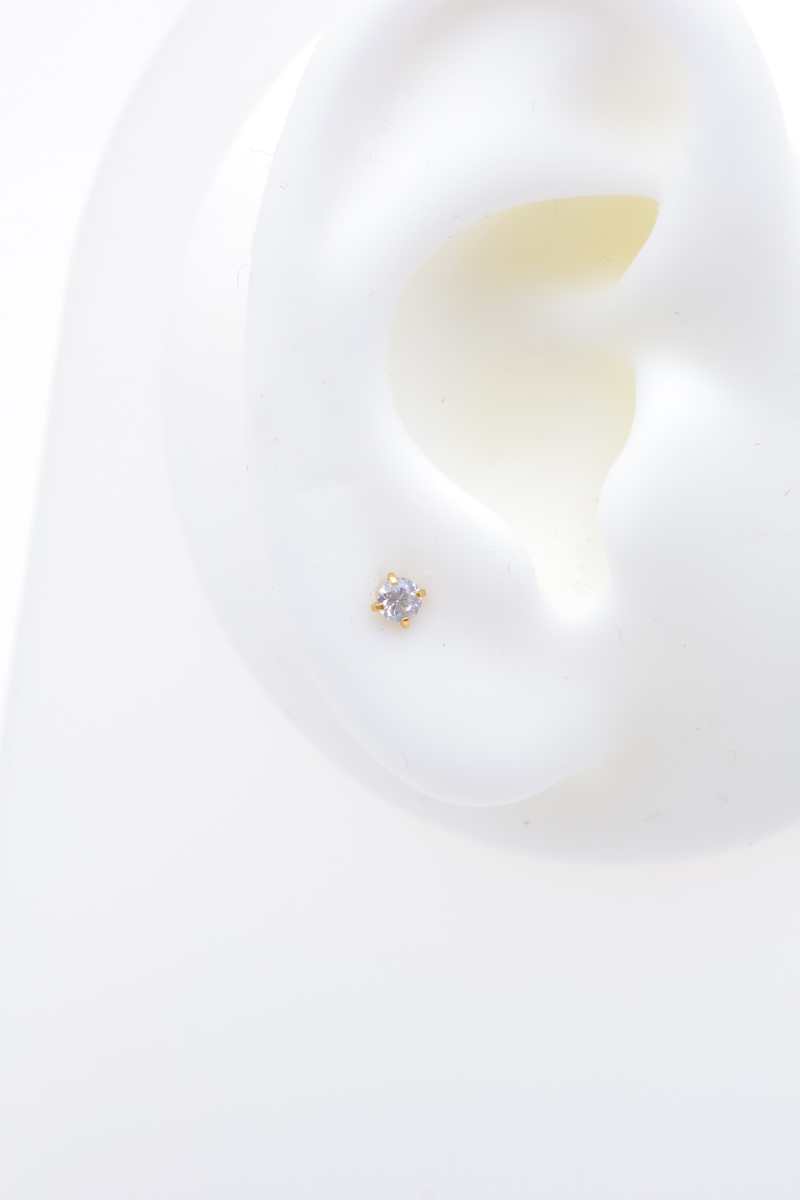 Piercing d'oreille en acier inoxydable