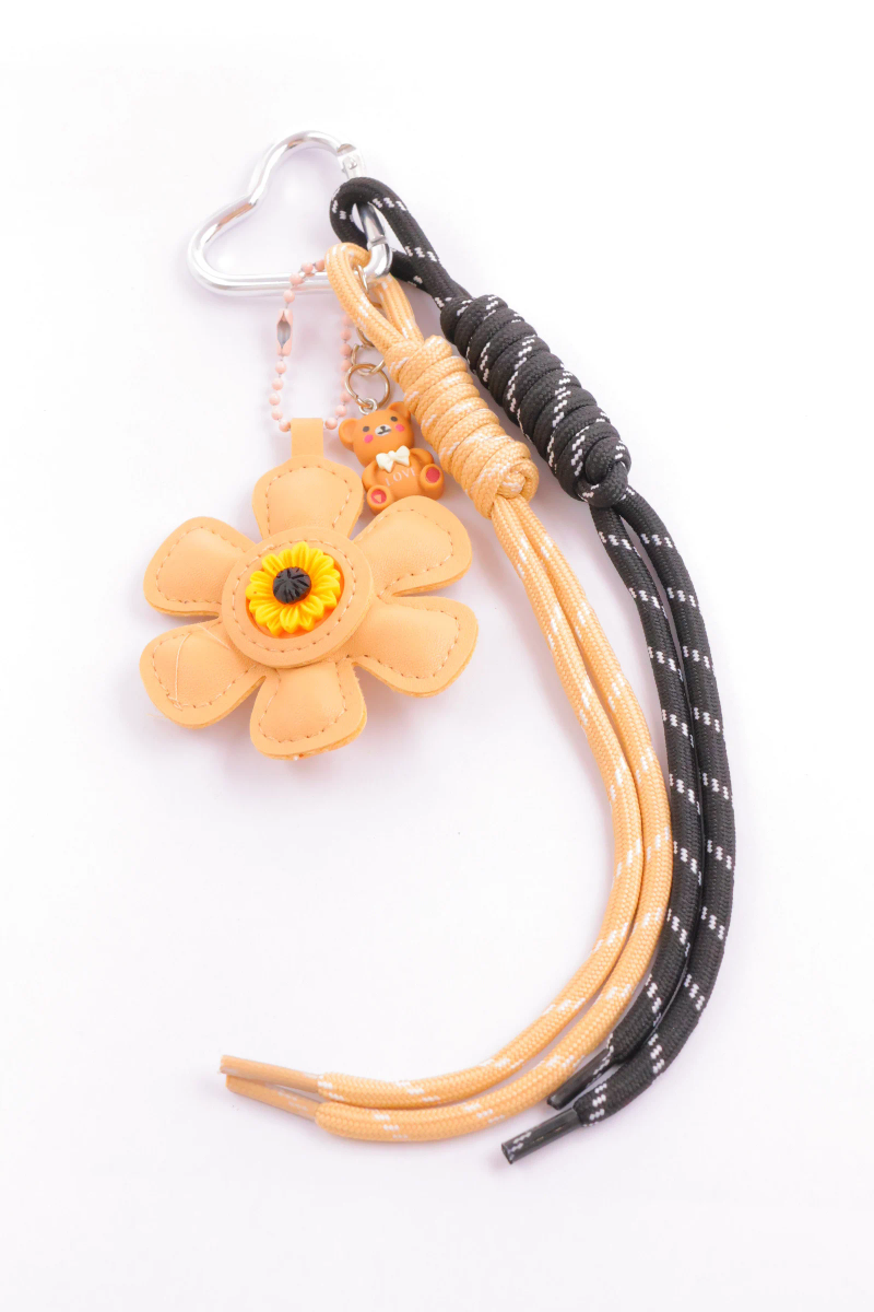 Porte clé fleur nounouse