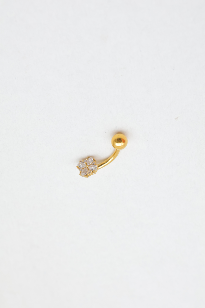 Stainless steel navel piercing 2