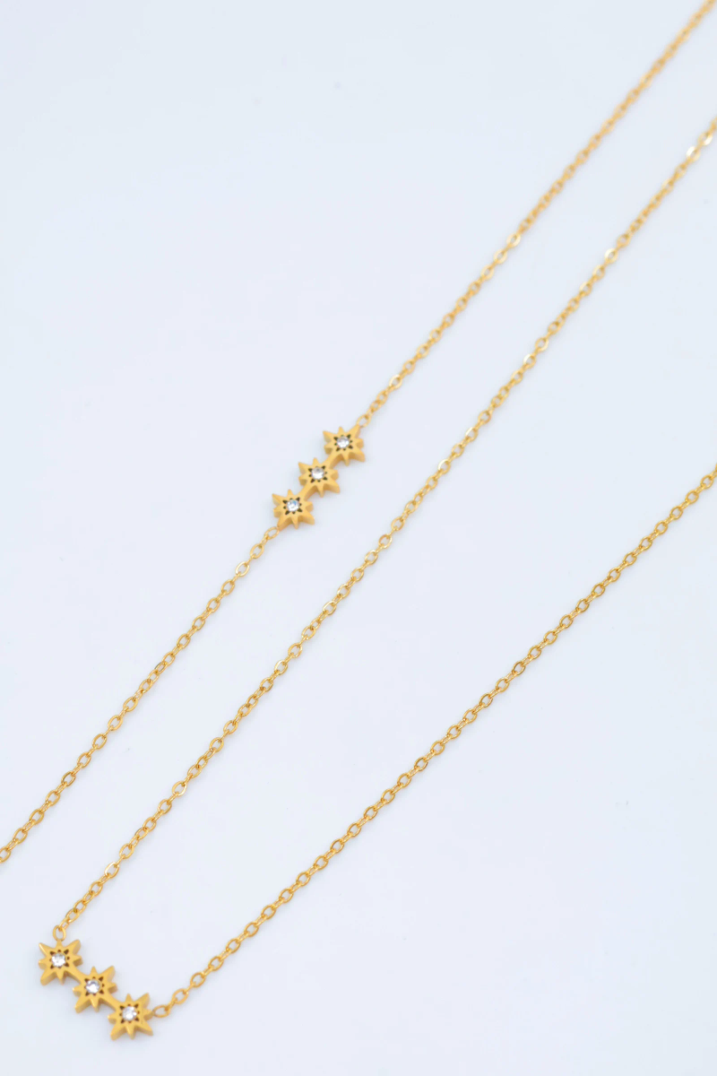 Stainless steel jewelry set 2