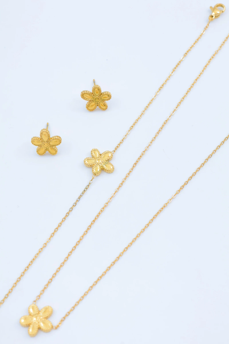 Stainless steel jewelry set 2