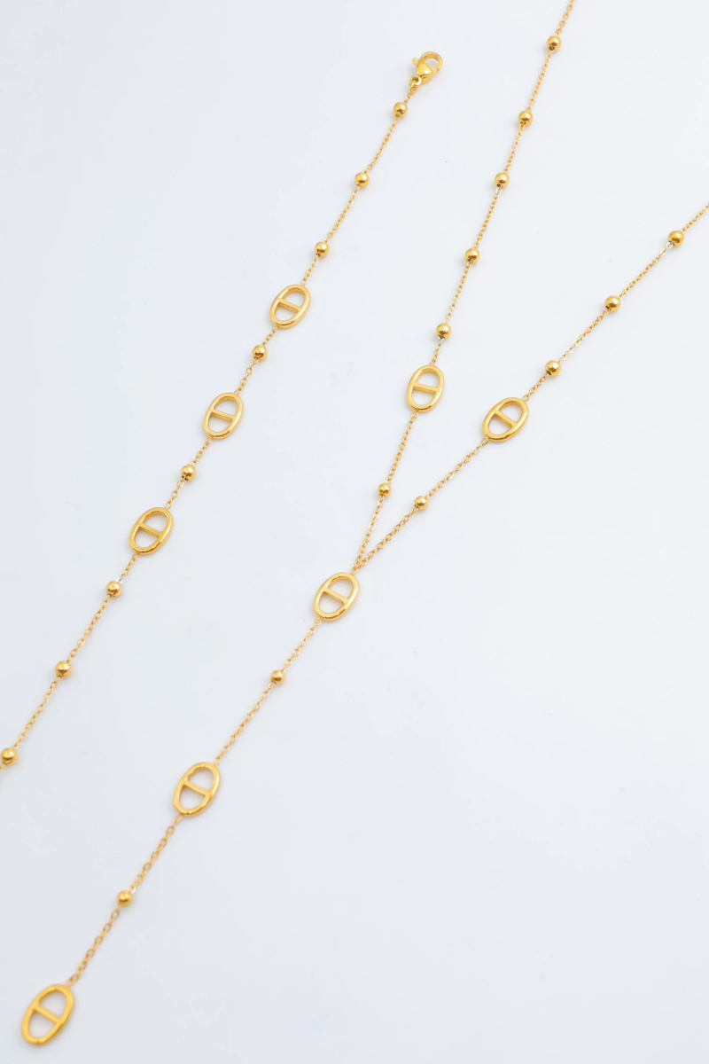 Stainless steel jewelry set 2