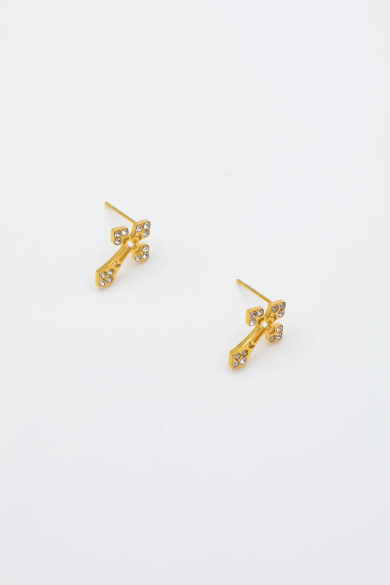 Boucles d'oreilles en acier inoxydable