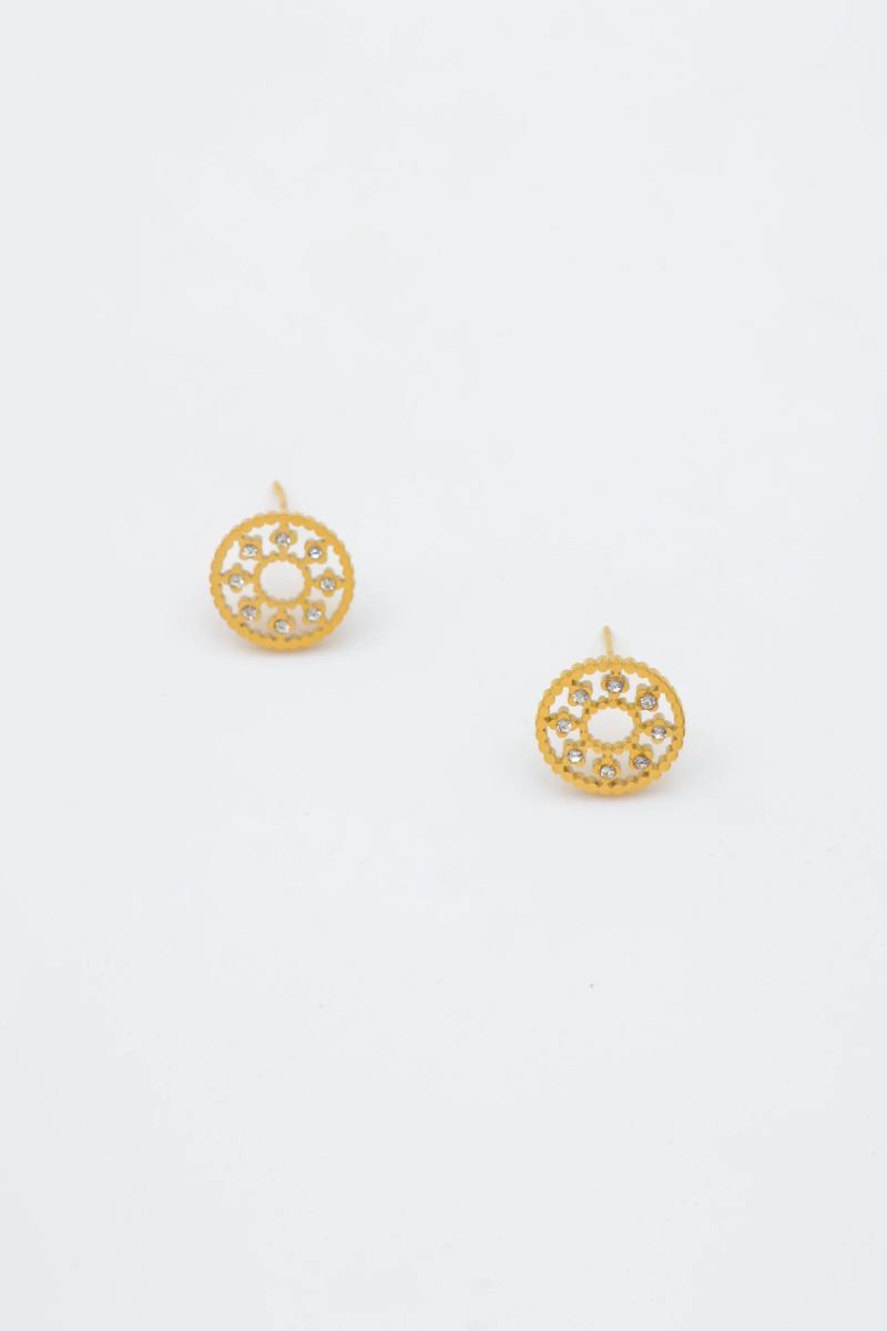 Boucles d'oreilles en acier inoxydable