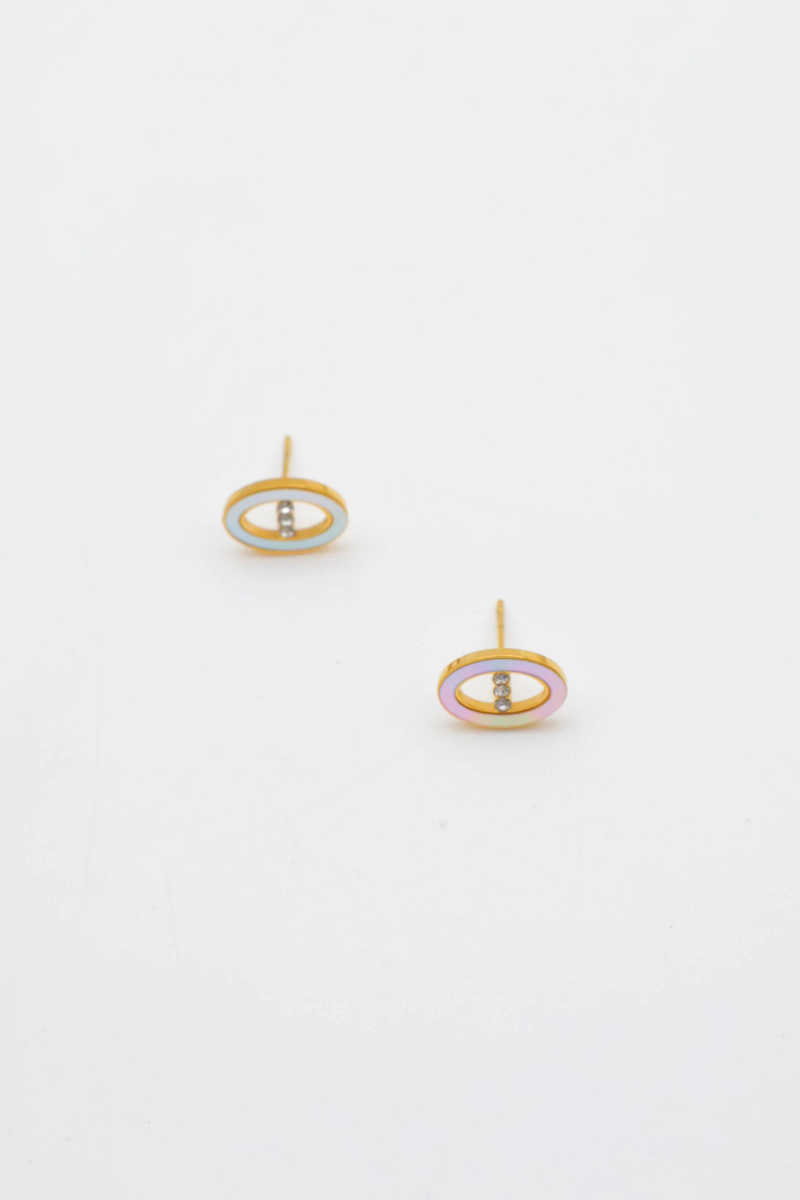 Boucles d'oreilles en acier inoxydable