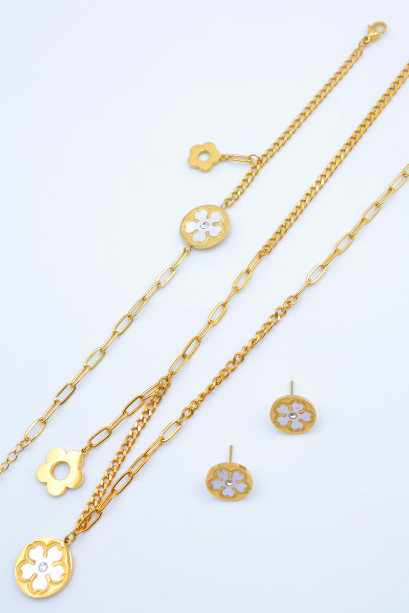 Stainless steel jewelry set 2