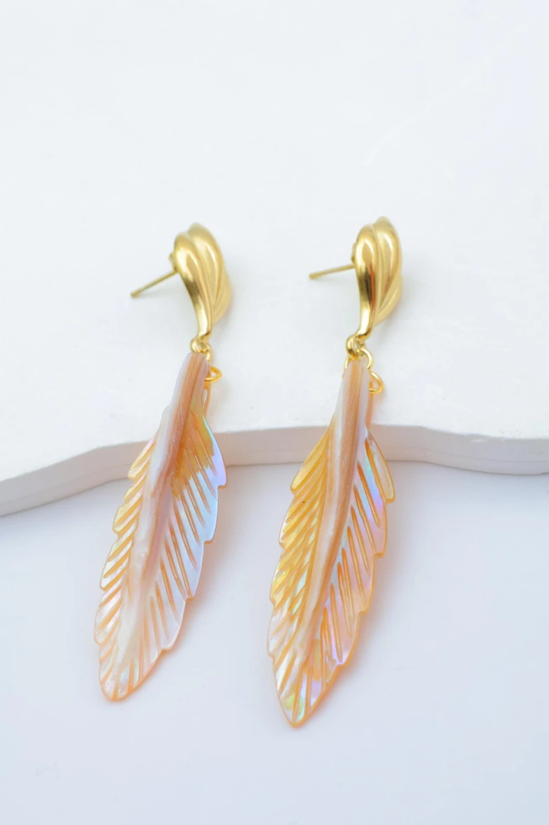 Boucles d'oreilles en acier inoxydable