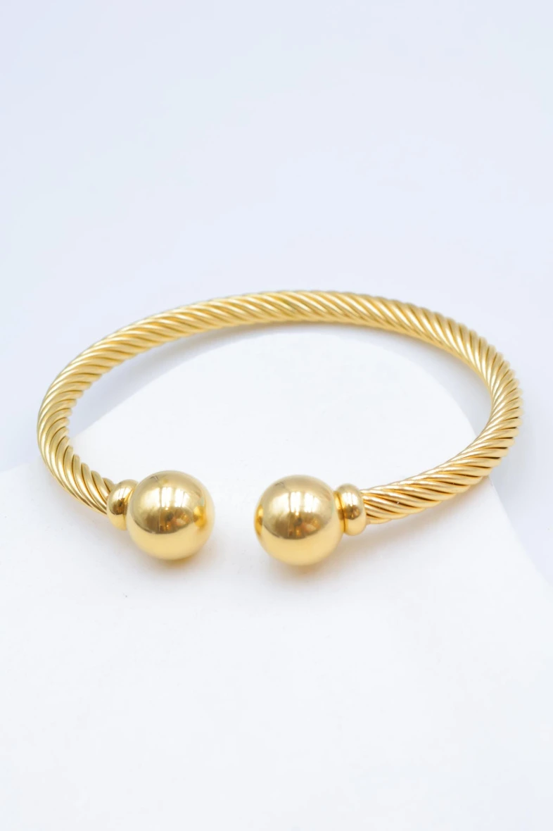Bracelet jonc en acier inoxydable