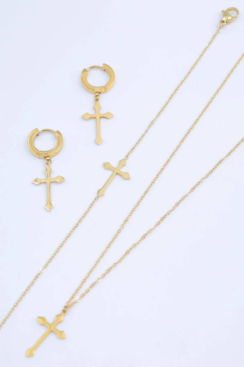 Stainless steel jewelry set 2