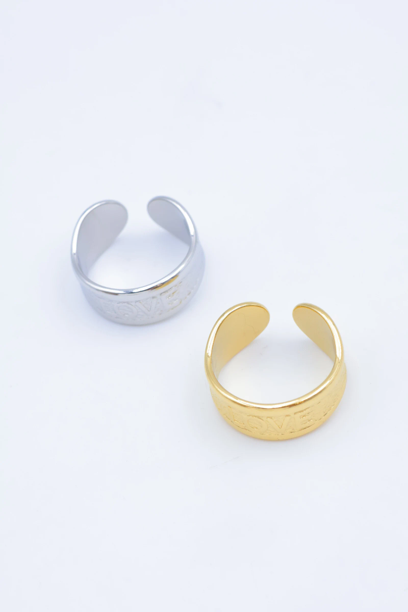 Bague en acier inoxydable ajustable 2