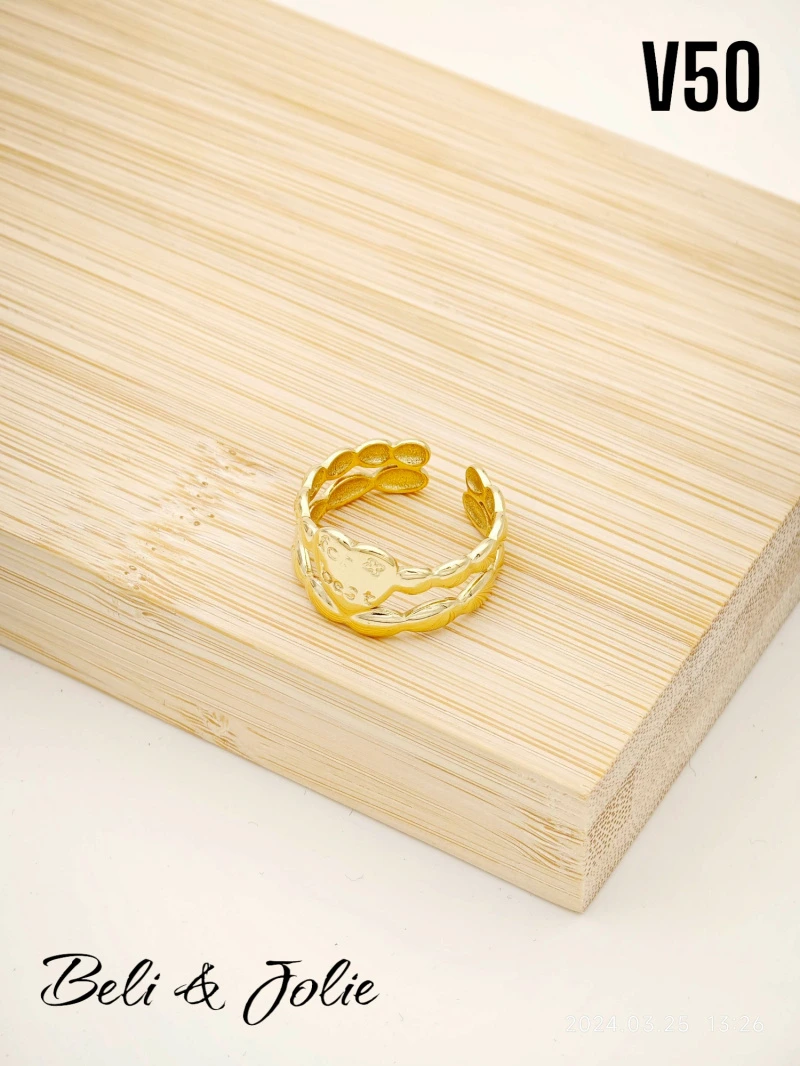 Bague en acier inoxydable ajustable 2