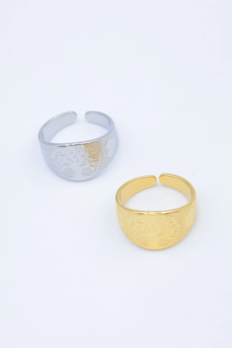 Bague en acier inoxydable ajustable