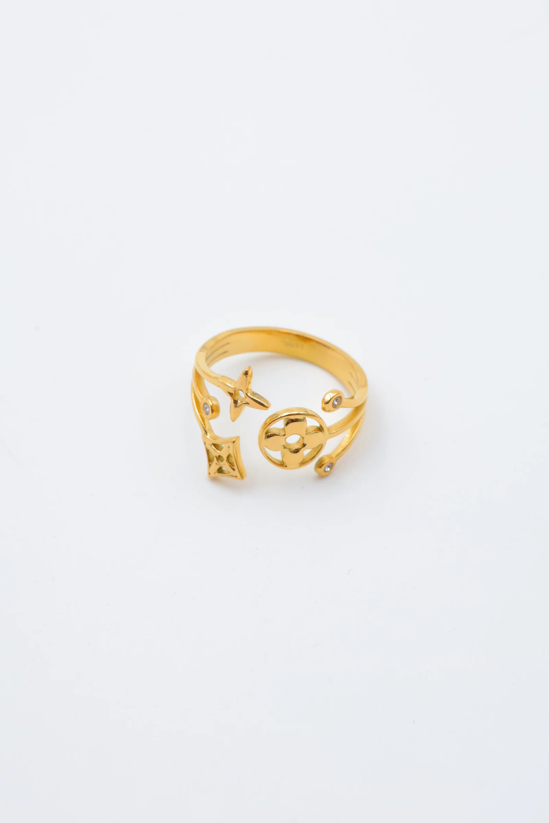 Adjustable stainless steel ring