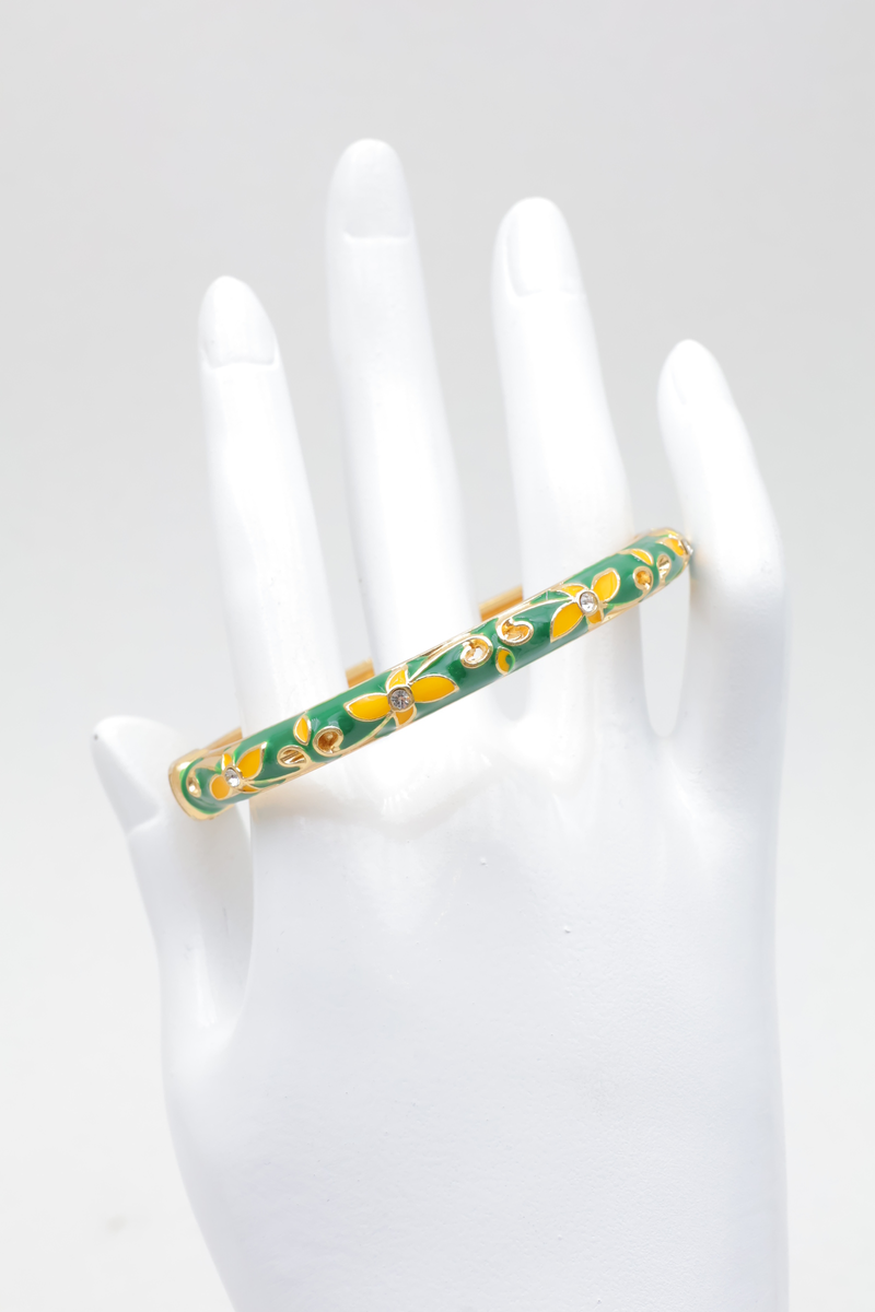Brass bangle bracelet 2