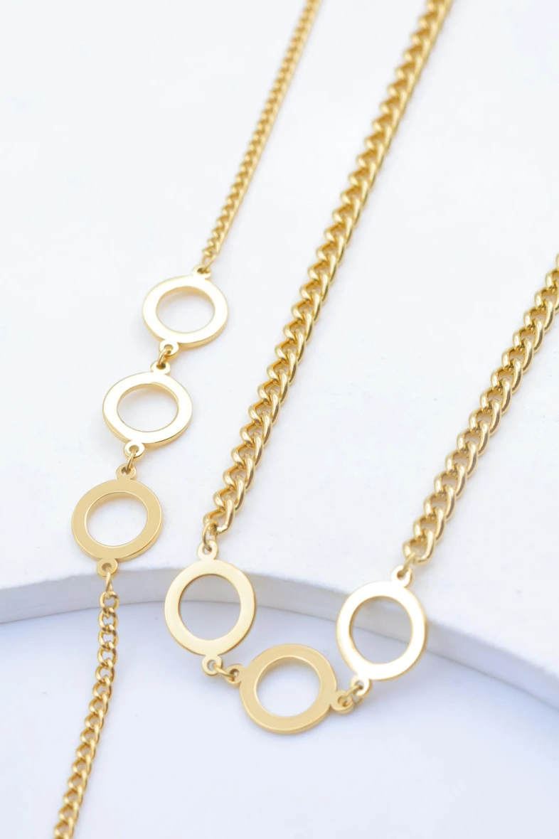 Stainless steel jewelry set