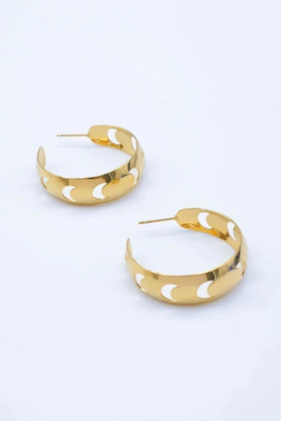 Boucles d'oreilles créoles en acier inoxydable 5